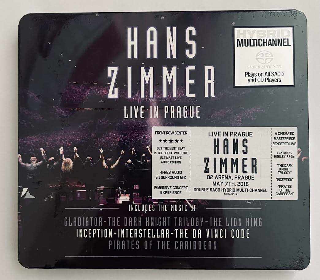 HANS ZIMMER - LIVE IN PRAGUE ( 2 X SACD) CD – MUSICCDHK