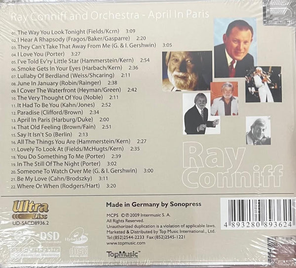 RAY CONNIFF AND ORCHESTRA - APRIL IN PARIS (SACD) CD