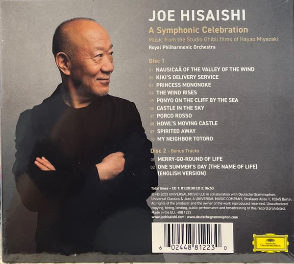 JOE HISAISHI - 久石讓 SYMPHONIC CELEBRATION MUSIC FROM STUDIO GHIBI FILMS (2CD)