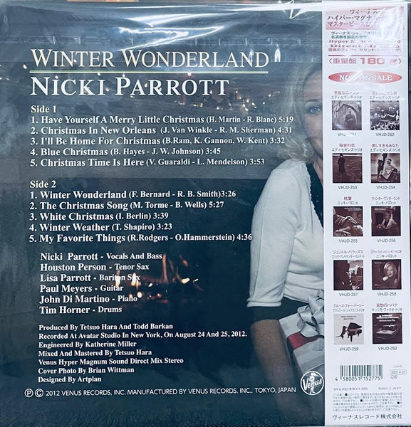 NICKI PARROTT - WINTER WONDERLAND (JAPAN IMPORT) VINYL