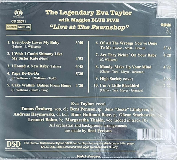 Eva Taylor - Live at the Pawnshop (SACD) Made in Germany