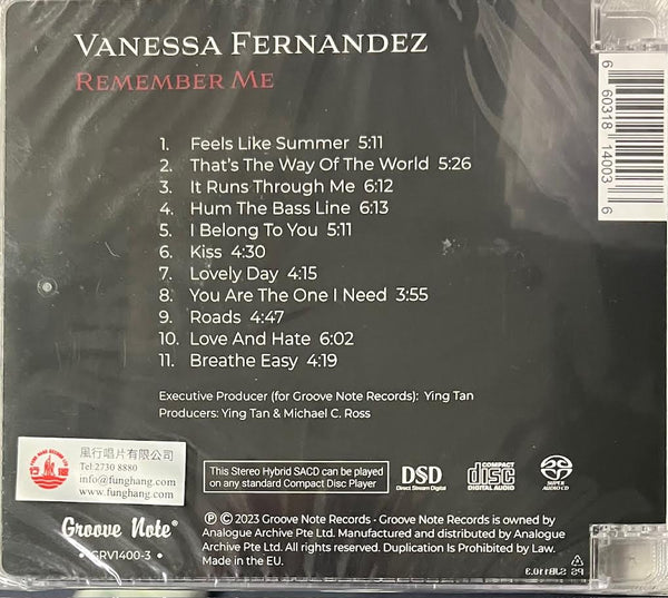 VANESSA FERNANDEZ - REMEMBER ME (SACD) MADE IN EU
