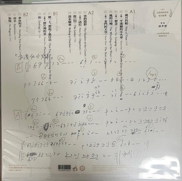 DUST IN THE WIND 戀戀風塵 - O.S.T ( 2 X VINYL) MADE IN TAIWAN