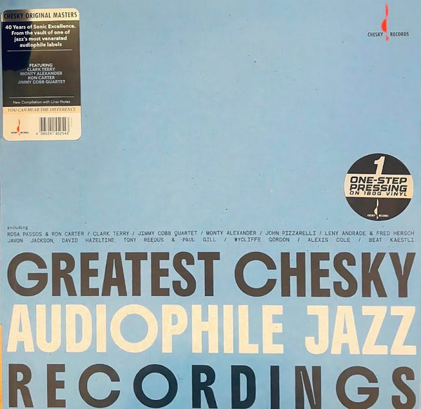 GREATEST CHESKY AUDIOPHILE JAZZ RECORDINGS - VARIOUS ARTISTS (VINYL) LP