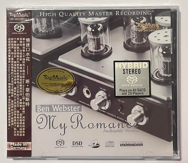 BEN WEBSTER - MY ROMANCE (SACD) CD