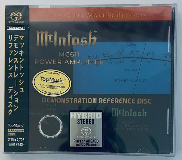 McIntosh Demonstration Reference Disc Hybrid Stereo (SACD) CD