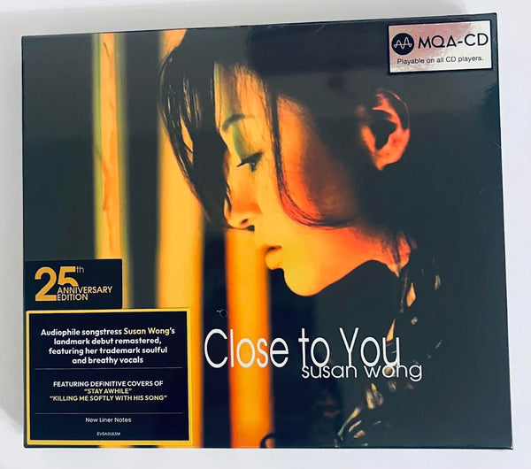 SUSAN WONG - 黃翠珊 CLOSE TO YOU 25TH ANNIVERSARY (MQACD) CD