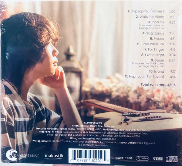 JACO LIU - 劉嘉卓 SOLILOQUY 獨白 CD