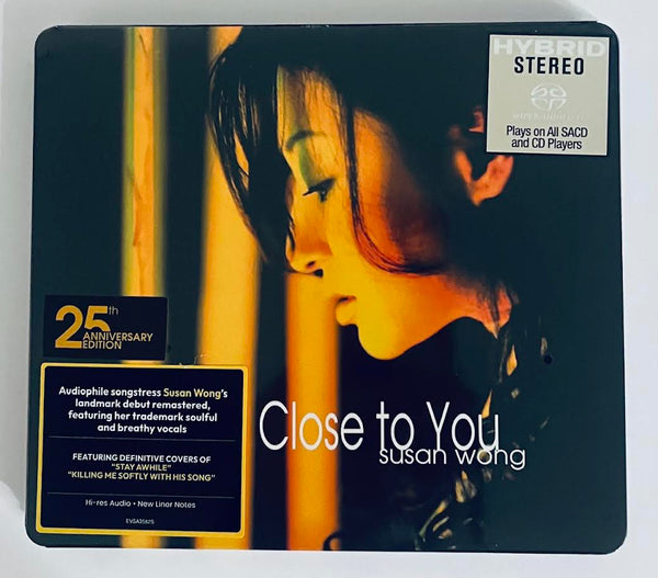 SUSAN WONG - 黃翠珊 CLOSE TO YOU 25TH ANNIVERSARY (SACD) CD