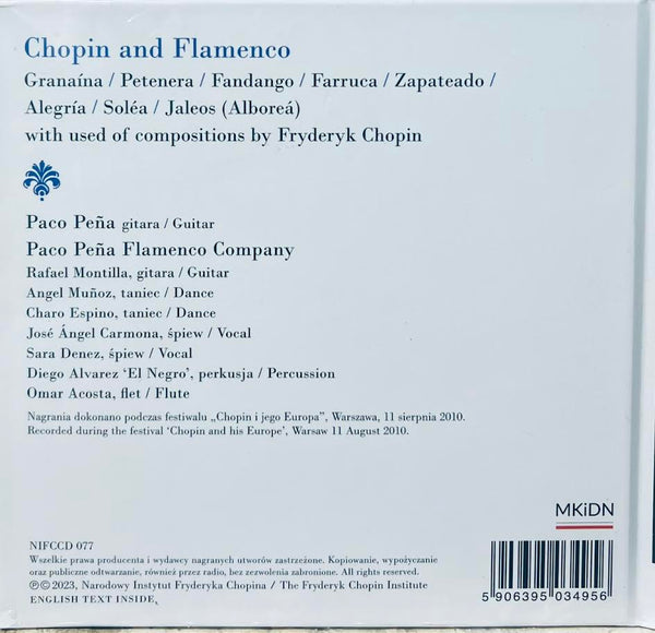 PACO PENA - CHOPIN AND FLAMENCO 蕭邦遇見佛朗明哥 CD