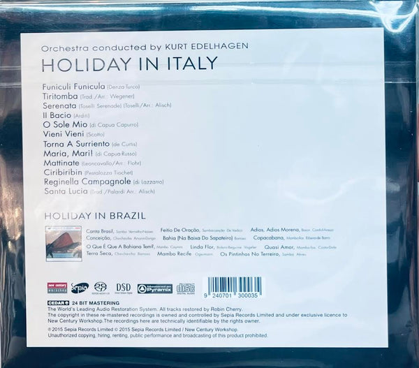 HOLIDAY IN ITALY / HOLIDAY IN BRAZIL ( 2 X CD) CD