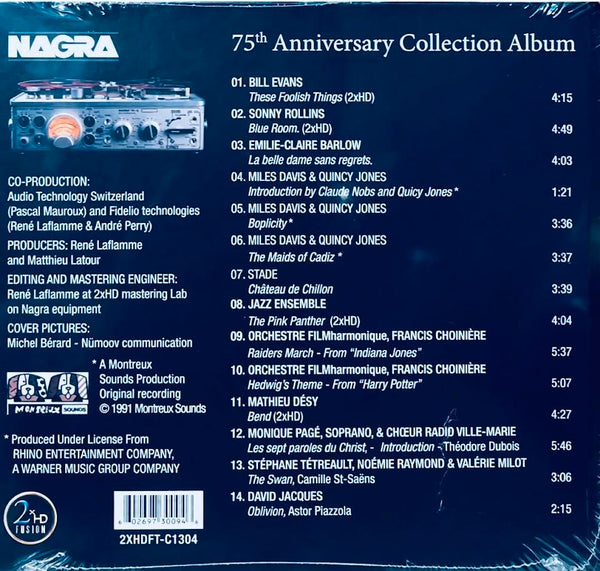 NAGRA 75TH ANNIVERSARY COLLECTION ALBUM (SILVER ALLOY UHQCD) CD MADE IN JAPAN