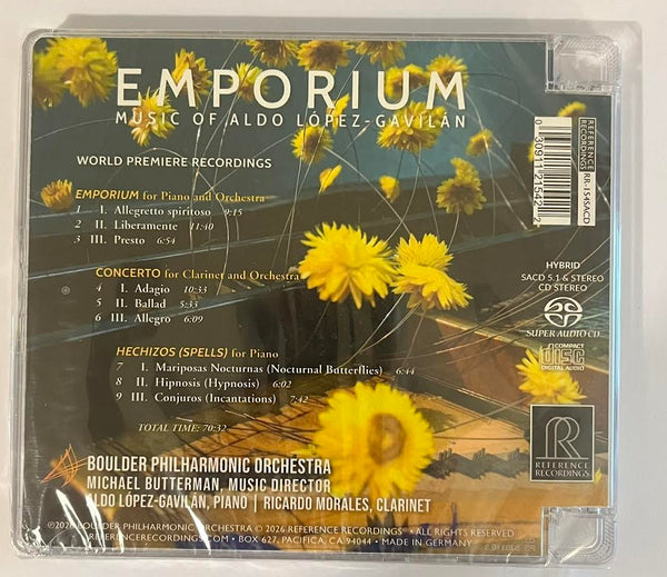 Emporium: Music of Aldo Lopez-Gavilan Hybrid Multi-Channel & Stereo (SACD) CD