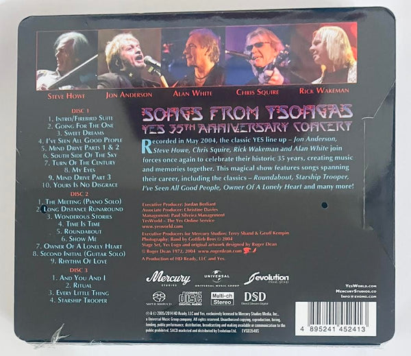 YES - SONGS FROM TSONGAS 35TH ANNIVERSARY CONCERT ( 3 X SACD) CD
