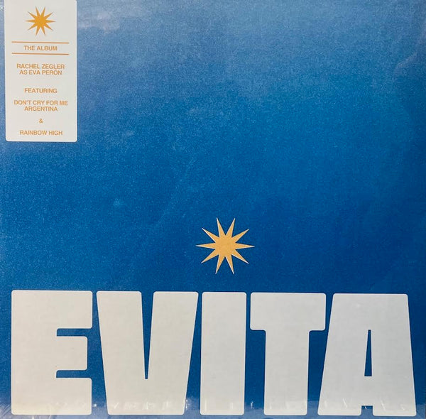 EVITA - 2025 LONDON CAST RECORDING (WHITE & BLUE COLOR) VINYL
