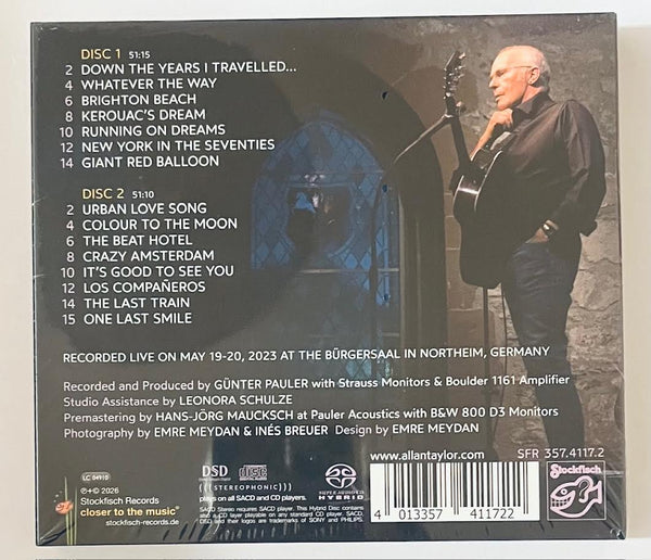 ALLAN TAYLOR - IT'S BEEN GOOD TO SEE YOU LIVE ( 2 XSACD) CD