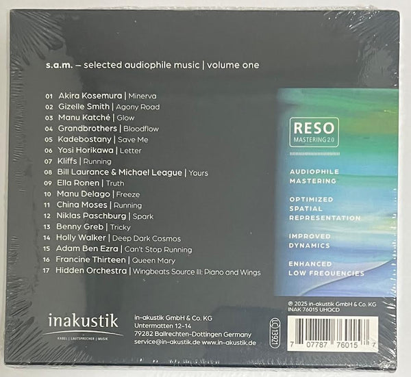 S.A.M SELECTED AUDIOPHILE MUSIC VOL 1 - VARIOUS ARTISTS (UHQCD) CD