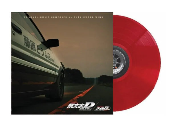 INITAL D 頭文字D - O.S.T  20TH ANNIVERSARY (RED COLOR) VINYL