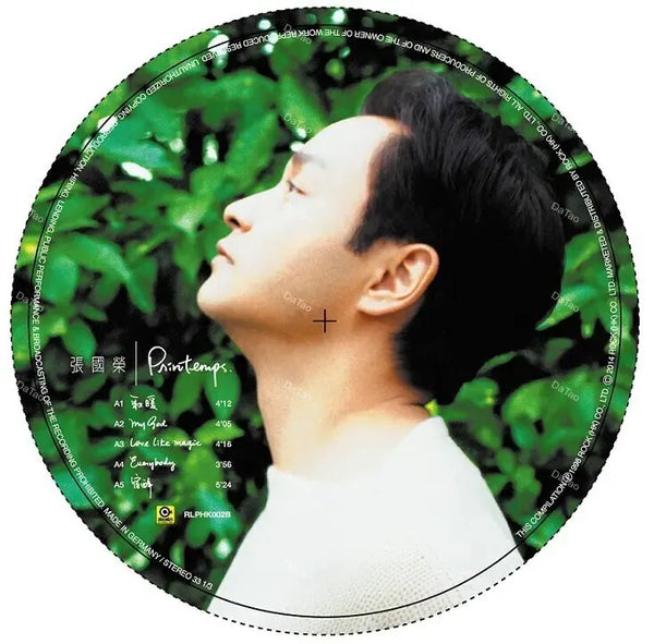 LESLIE CHEUNG - 張國榮 PRINTEMPS (PICTURE VINYL) LP MADE IN GERMANY