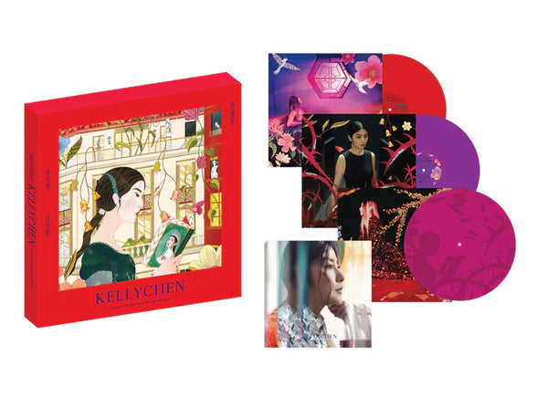 KELLY CHEN - 陳慧琳 鳴謝你而不想說後悔 (3 x Colour + Etched Vinyl Deluxe Boxset) LP MADE IN EU