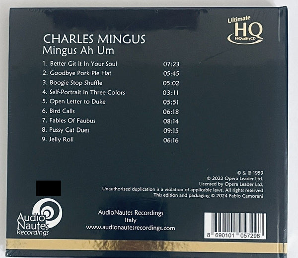 CHARLES MINGUES - MINGUS AH UM (UHQCD) CD MADE IN JAPAN