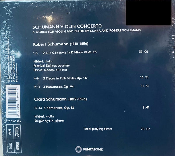 MIDORI GOTO - SCHUMANN VIOLIN CONCERTO CD