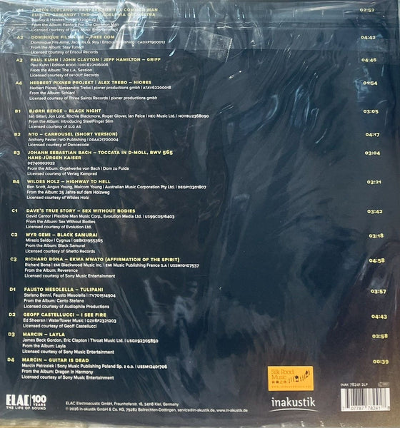 ELAC 100 YEARS THE LIFE OF SOUND  - VARIOUS ARTISTS (2 X VINYL) LP