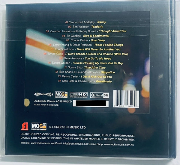 AUDIOPHILE SAX - 色士風天碟 VOL 2 VARIOUS ARTISTS master quality (MQGCD) CD