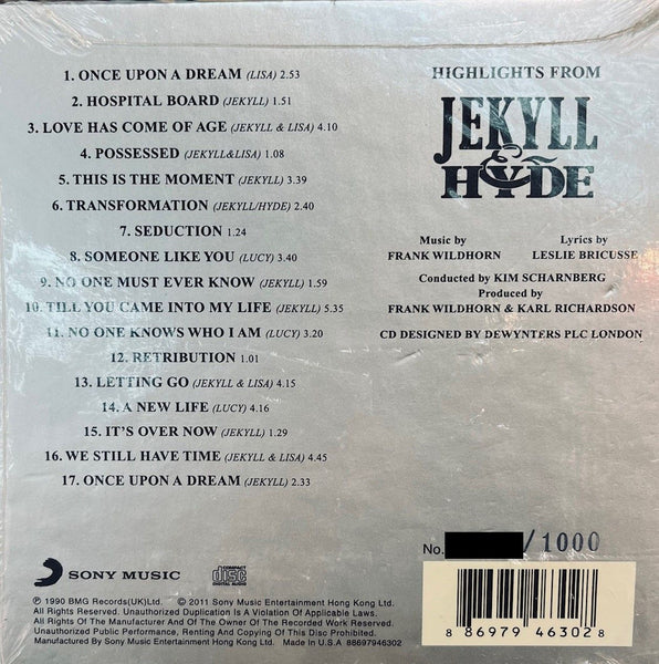 HIGHLIGHTS FROM JEKYLL & HYDE (AMCD) CD