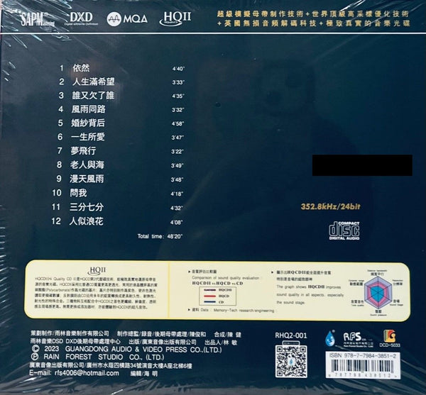 CHEN GUO - 陳果 DREAM FLIGHT  夢飛行  MQA (HQII) CD