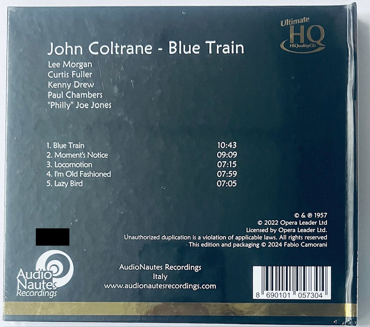JOHN COLTRANE - BLUE TRAIN (UHQCD) CD MADE IN JAPAN – MUSICCDHK