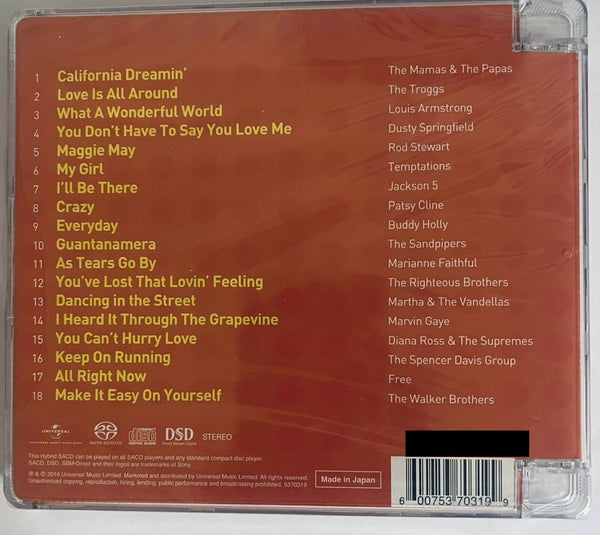 MEMORIES & GOLDEN HITS - VARIOUS ARTISTS  (SACD) CD MADE IN JAPAN