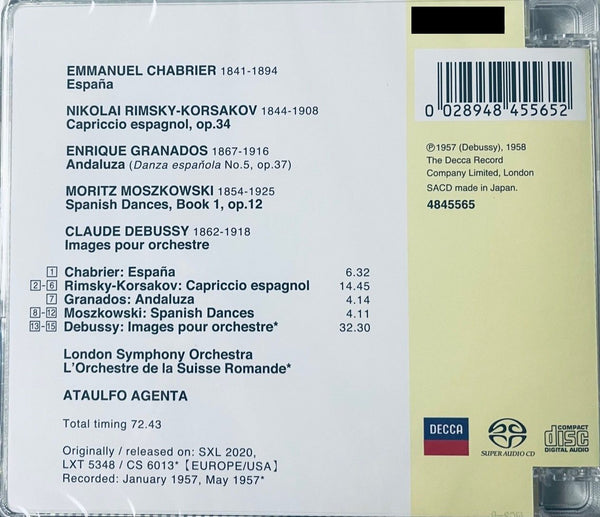 ARGENTA - LONDON SYMPHONY ORCHESTRA ESPANA (SACD) MADE IN JAPAN