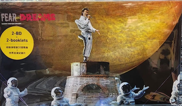 EASON CHAN - 陳奕迅 FEAR AND DREAMS LIVE WITH BOOKLET BOXSET ( 2 X BLU-RAY) REGION FREE