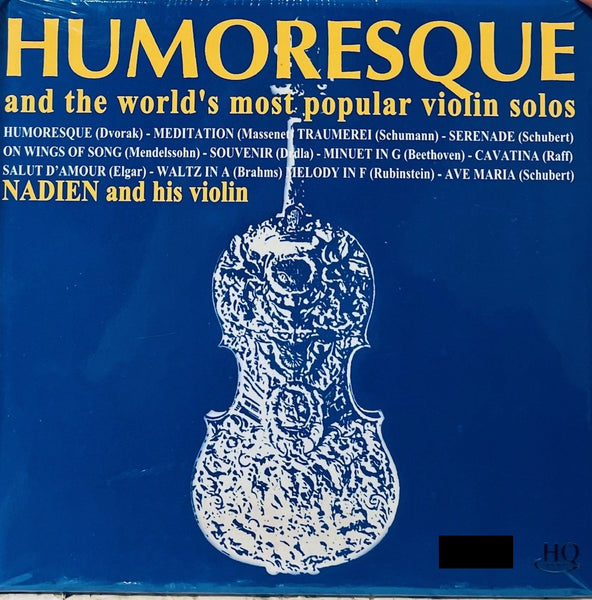 DAVID NADIEN - HUMORESQUE (HQCD) CD MADE IN JAPAN