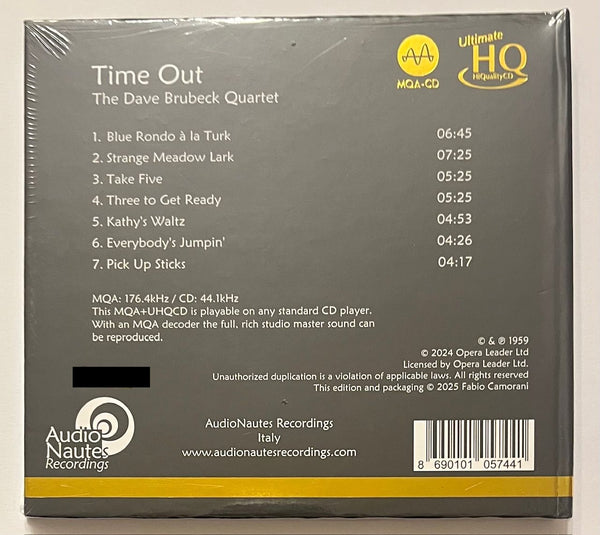 THE DAVE BRUEBECK QUARTET - TIME OUT (UHQCD) CD
