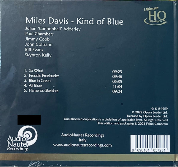 MILES DAVIS - KIND OF BLUE (UHQCD) MADE IN JAPAN