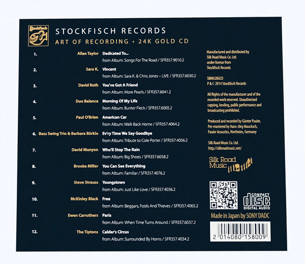 STOCKFISCH RECORDS - ART OF RECORDING 2- VARIOUS ARTISTS 24K GOLD CD