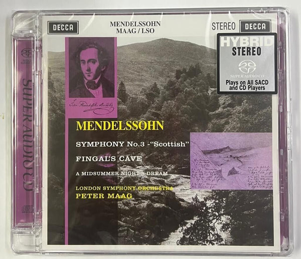 MENDELSSOHN: Symphony No. 3, A Midsummer Night’s Dream (SACD) MADE IN JAPAN