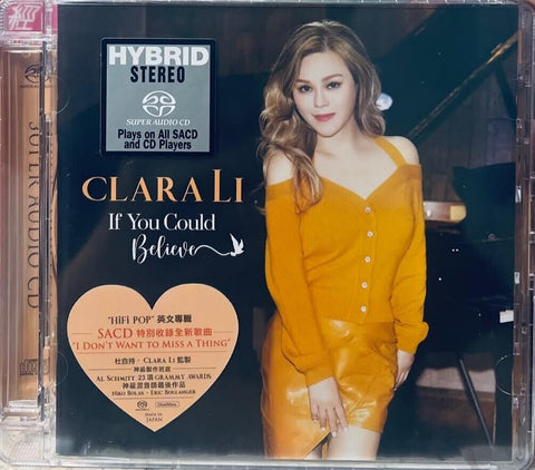 CLARA LI - IF YOU COULD BELIEVE (SACD) MADE IN JAPAN