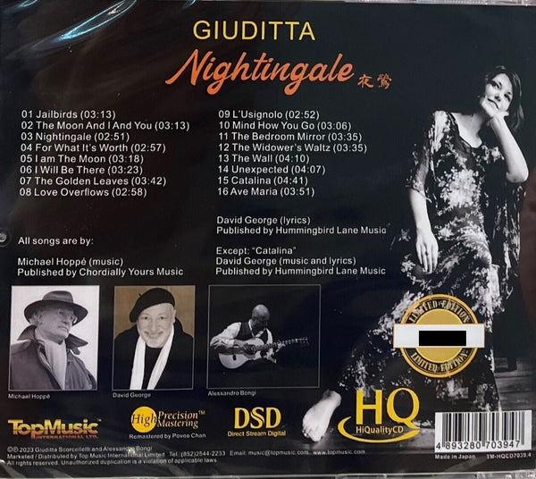 GIUDITTA - NIGHINGALE (HQCD) CD
