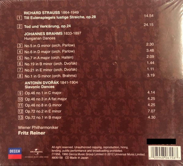 R.Strauss/Brahms/Dvorak: Dances (24K GOLD) CD MADE IN JAPAN