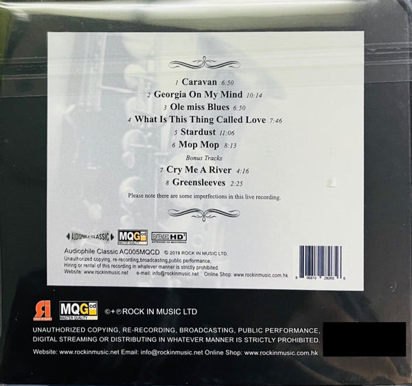 BEN WEBSTER - AT THE RENAISSANCE & MORE MASTER QUALITY (MQGCD) CD