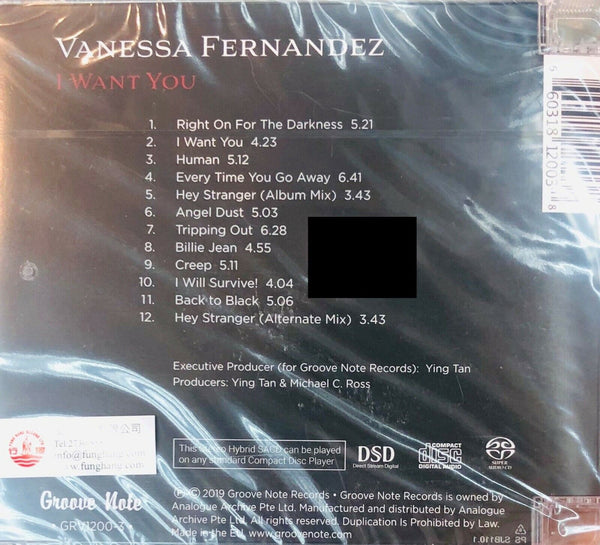 VANESSA FERNANDEZ - I WANT YOU (SACD) MADE IN EU