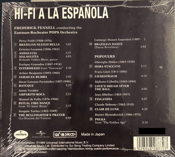 FREDERICK FENNELL - HI-FI LA  ESPANOLA (UPM24K) CD MADE IN JAPAN