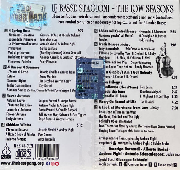 THE BASS GANG - IE BASSE STAGIONI THE LOW SEASONS (CD)