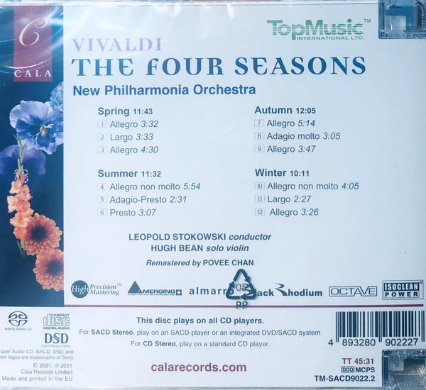 VIVALDI THE FOUR SEASON - LEOPOLD STOKOWSKI (SACD) MADE IN AUSTRIA