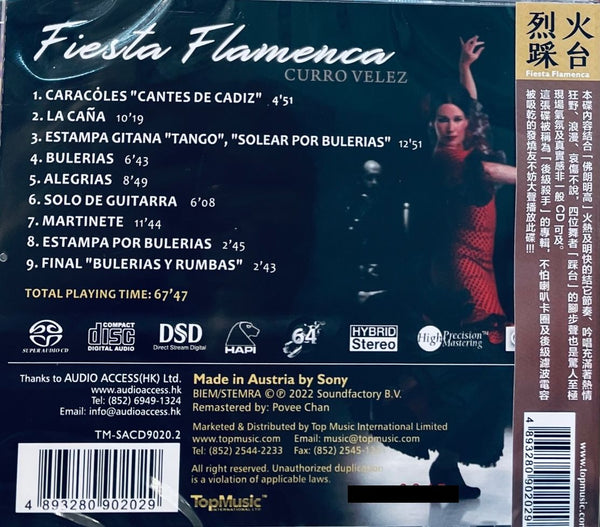 CURRO VELEZ - FIESTA FLAMENCO (SACD) MADE IN AUSTRIA