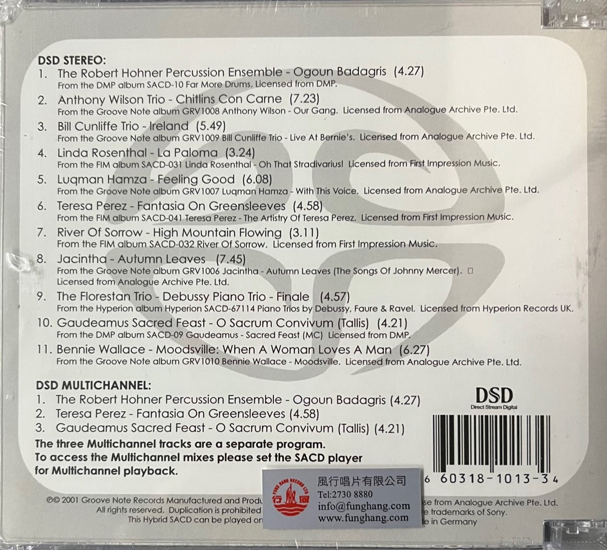 GROOVY NOTE THE COMPACT DISC WAS A GOOD IDEA - VARIOUS (SACD) MADE IN ...