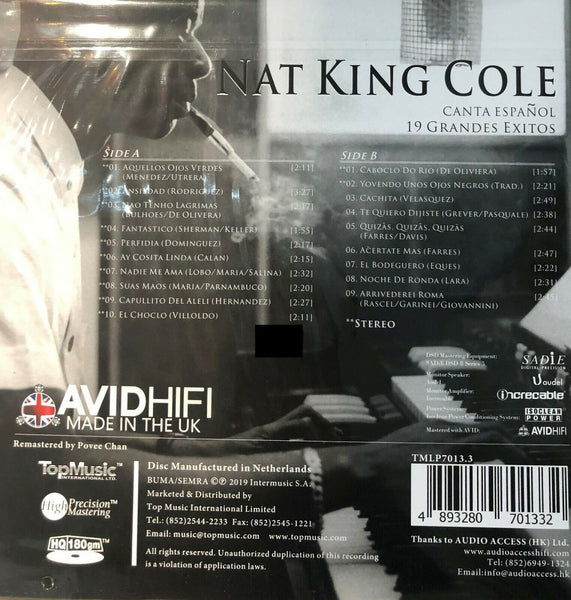 NAT KING COLE - CANTA ESPANOL 19 GRANDES EXITTOS (VINYL)